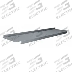 TENNSCO Lower Shelf: 48 in Overall Wd, 14 in Overall Dp, Gray, Steel, Includes Mounting Hardware (MPN S-48). Key specifications — Includes Mounting Hardware: Yes; Color: Gray.