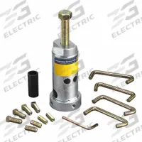 Blade Puller Set: Steel, 11 in Overall Lg, 60590, 4 1/2 in W. Key specifications — Manufacturer Part Number: 60590; Includes: Self Centering Alignment Tool; Brand: YELLOW JACKET; Material: Steel; For Use With: Pulleys; Product Type: Blade Puller Set.