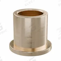 Flanged Sleeve Bearing: Bronze, SAE 841, 8 mm Bore, 11 mm OD, 12 mm Lg, -35°F to 300°F, 10 PK (MPN FFM0811-12B). Key specifications — System of Measurement: Metric; Material Grade: SAE 841; Flange Type: Flanged; Brand: OILITE.