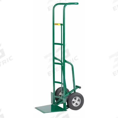 APPROVED VENDOR General Purpose Hand Truck: 800 lb, Flow-Back Handle, Green, Steel - General Purpose Hand Trucks