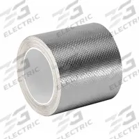 3M Conductive Electrical Tape: 4 in Wd, 6 yd Lg, 5 mil Thick, 600 V Volt Rating, Silver, Acrylic (MPN 1267)