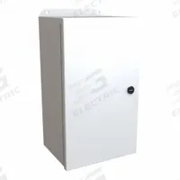 HAMMOND Electrical Enclosure: Steel, 14 in x 8 in x 6 in, NEMA 12/13/3R/4, w/Panel, Solid Cover (MPN EJ1486LG). Key specifications — Closure Method: Latches; Brand: HAMMOND; Knockouts: Not Included.