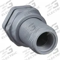 HAYWARD Bulkhead Tank Fitting: CPVC Body, 1 in Female NPT Threaded Inside, EPDM Gasket (MPN BFA2010TES). Key specifications — Fitting Material: CPVC; Brand: HAYWARD.