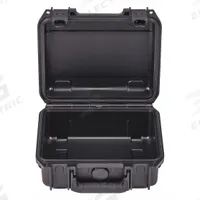 SKB Protective Case: 13 1/2 in x 9 1/2 in x 6 1/2 in Inside, No Foam, Black, Stationary, 4 lb Wt (MPN 3I-1309-6B-E). Key specifications — Closure Type: Latches; Brand: SKB; Carry-On Size: Yes.
