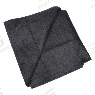 STEINER Welding Blanket: Carbon Fiber, 4 ft Wd, 6 ft Lg, Black - Heavy-Duty Carbonized-Fiber Welding Blankets