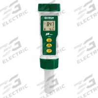 EXTECH pH Meter: pH, Meter, (2) 3V CR-2032 Button Batteries, Reagents Sold Separately (MPN PH90). Key specifications — pH Accuracy: ±0.01 pH ±1 Digit; Temp Compensation: Automatic; Measurement Components Included: Meter; Reagents and Solutions Included: Reagents Sold Separately; Test Parameters: pH; Other Accessories Included: (2) 3V CR-2032 Button Batteries; Manufacturer Part Number: PH90.