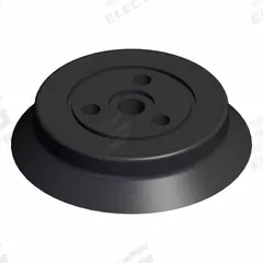 SMC Vacuum Pad: Flat with Ribs, w/o Adapter, 50 mm Pad Dia, Silicone, Black, 40, 11.5 mm Pad Ht, ZP (MPN ZP50HS). Key specifications — attr1019101: ZP50HS; attr1019103: SMC; attr1019107: 40.
