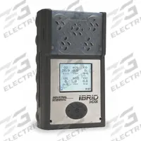 INDUSTRIAL SCIENTIFIC Multi-Gas Detector: IP64, INDUSTRIAL SCIENTIFIC MX6 iBrid, Lithium Ion, CO/H2S (MPN MX6-K123R211). Key specifications — Gas Detected: Oxygen; Housing Color: Black; Battery Chemistry: Lithium Ion.