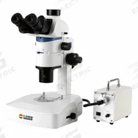 LAXCO, INC Microscope: Stereo, Trinocular, 0.8X to 10X, 23 mm Optical Field of View, Track, 100 mm (MPN LMS-Z400-BL4). Key specifications — attr1026089: Track; attr1026045: 27 in x 34 in; attr1026048: LAXCO, INC; attr1026055: No; attr1026068: 10X; attr1026078: 0.8X to 10X; attr1026095: 100 mm.