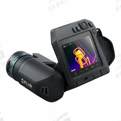 FLIR Infrared Camera: 24° x 14°, SD Card/USB/Wireless, 640 x 480, FLIR T500, Digital Display/Sound (MPN FLIR T540 DFOV 14 + 24). Key specifications — Focus Method: Manual; Manufacturer Part Number: FLIR T540 DFOV 14 + 24; Brand: FLIR; Field of View: 24° x 14°; Intrinsic Safety: Not Specified Intrinsically Safe; Lens Angles Included: 14°, 24°.