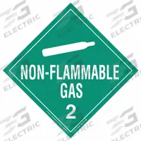 LABELMASTER DOT Container Placard: Non-Flammable Gas, 10 3/4 in x 10 3/4 in, 10 3/4 in Label Ht (MPN 19TZ80). Key specifications — Brand: LABELMASTER; Message: Non-Flammable Gas.