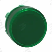 SCHNEIDER ELECTRIC Pilot Light Head: 22 mm Panel Mounting Hole Dia, Green, Smooth, LED, XB5 Series (MPN ZB5AV033). Key specifications — Brand: SCHNEIDER; Compatible Lamp Module Type: Universal LED Module; Compatible with Series: XB5.