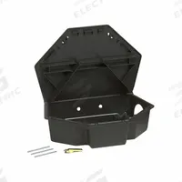 TOMCAT Tamper Resistant Rodent Station: Box Trap, Box, 16 oz Container Size, Bait Station (MPN 33471). Key specifications — Reusable: No; Color: Black; Brand: TOMCAT; Container Type: Box; Form: Bait Station; Includes: (4) Vertical Bait Rods.