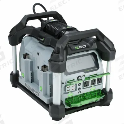 EGO Device Charging Station: 2,000 W Rated Watt, 3,000 W Surge Watt, 3 AC Receptacles - EGO Power Stations