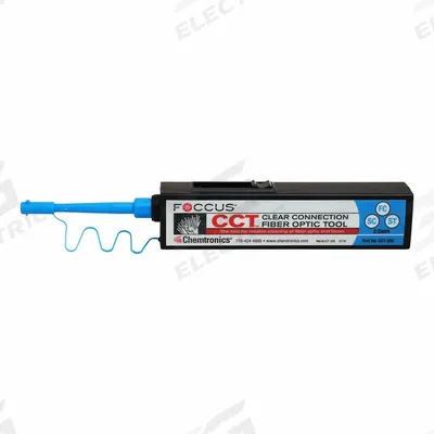 CHEMTRONICS Fiber Connector Cleaner: One-Push, 800 Cleaning Cycles, FC/SC/ST, Fixed Tip - Fiber Optic Connector Cleaners