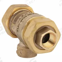 APOLLO Dual Check Valve w Atmosheric Vent: 4A, 1/2 in Pipe Size, FIP x FIP, 23 gpm Flow Rate, Bronze (MPN 4ALF4A33AM). Key specifications — Brand: APOLLO; Connection Type: FIP x FIP.