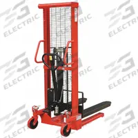 DAYTON Stacker: 3,000 lb, 43 in L x 6 1/4 in W Fork, 63 in L x 28 1/2 in W x 78 in H Overall Dim (MPN 4VME1). Key specifications — Width Across Forks: 27 in; Brand: DAYTON.