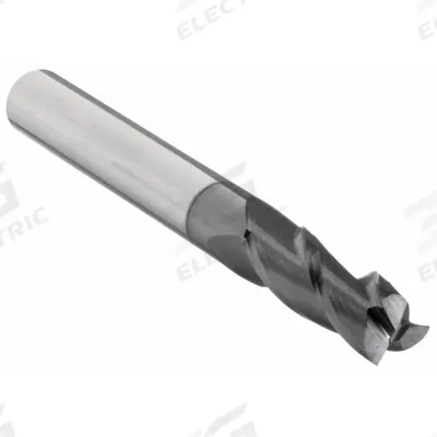 CLEVELAND Square End Mill: Carbide, TiAlN Coated, 4 Flute, 9/32" Mill Dia, 7/8" LOC - General Purpose Carbide Square End Mills