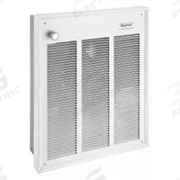 DAYTON Recessed Electric Wall-Mount Heater: 1500 W/3000 W/2000 W/4000 W, 240/277V AC, Single Phase (MPN 3UF61). Key specifications — Grille Color: White; Programming Capability: Non-Programmable; Wattage Output: 1500 W/3000 W; Voltage, Phase: 240/277V AC, 1-phase; Rough-In Dimensions - H x W x D: 18-1/4 in x 14-5/8 in x 3-7/8 in; Nominal Voltage - HVAC: 277V AC; Brand: DAYTON; Phase: Single.