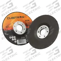 3M CUBITRON II Cut-Off & Grinding Wheel: Type 27, 4" x 1/8" x 3/8", Ceramic, 36 Grit (MPN XC991079895). Key specifications — Brand: 3M CUBITRON II.