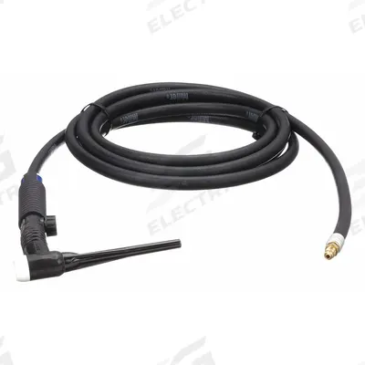 MILLER ELECTRIC Torch Package: Air-Cooled, A-200, 25 ft, Rubber, 1-Piece - Air-Cooled TIG Torches