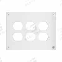 LEGRAND Wall Plate: Duplex Outlet, 3 Gang, White, Jumbo Size (MPN WSP33D1PS). Key specifications — Brand: LEGRAND; Material: Stainless Steel; Includes: Torx Security Screws.