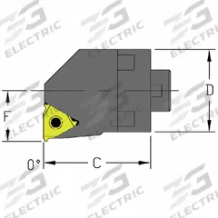 ULTRA-DEX USA Indexable Thread Cutting Unit Head (MPN 912-000-052)