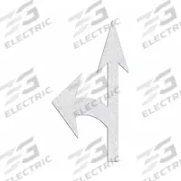 RAE Preformed Thermoplastic Pavement Markings: Left Combo Arrow, White, 12 3/4 ft Lg, 7 ft Wd (MPN PR-TH-3527). Key specifications — Legend: Left Combo Arrow; Brand: RAE; Color: White; Adhesion Method: Hand Torch; Material: Thermoplastic.
