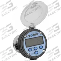 FLOMEC Electronic Flowmeter: Oval Gear Flow Meter, Fuels, Aluminum, 1/8 in FNPT, FNPT, 4-20 mA, PTFE (MPN OM004S513-822R5G). Key specifications — Display Type: Digital; Max. Voltage: 3.6V DC; Accuracy: +/-0.5%; Brand: FLOMEC; Output Type: 4-20 mA.