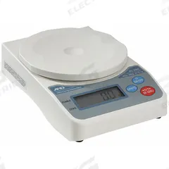 A&D WEIGHING Shipping Scale: 0.44 lb Wt Capacity - Imperial, 5 1/8 in Weighing Surface Dp, g, 0.1 g (MPN HL-200I). Key specifications — attr1359868: A&D WEIGHING; attr1359871: 0.1 g; attr1359893: ABS Plastic.