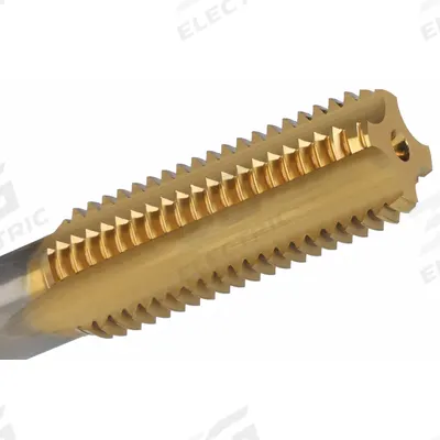 CLEVELAND Straight Flute Hand Tap: 1/2"-13 UNC, H5 / 2B, 4 Flute, Bottoming Chamfer (MPN C83962) - General Purpose Hand Taps