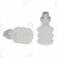 SCHMALZ Vacuum Pad Assembly: Multi-Bellows, 2.5 Folds, G1/8 in Vacuum Port, 26 mm Pad Dia, Clear (MPN 10.01.06.00337). Key specifications — attr1019136: 10.01.06.00337; attr1019138: SCHMALZ; attr1019139: 55 A.