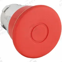 DAYTON Mushroom Head Push Button: Red, 22 mm Mounting Size, Metallic, Maintained (MPN 30G116). Key specifications — Brand: DAYTON; Action: Maintained; Series: Dayton; Push Button Material Type: Metallic.