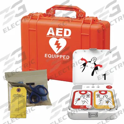 STRYKER PHYSIO-CONTROL AED Value Package: LIFEPAK CR2, Rugged Case, Semi-Auto Mode - Physio Control AEDs