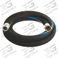 Water Suction and Discharge Hose: 4 in Hose Inside Dia., 150 psi, Black, 4 in x 4 in Fitting Size (MPN 3P657). Key specifications — Temp. Range: -25° to 200°F; Hose Color: Black; Brand: CONTINENTAL.