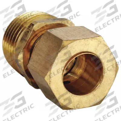 APPROVED VENDOR Compression Fitting Adapter: 1/2 in OD x 1/2 in Pipe Fitting Size - Low-Lead Standard Sleeve Brass Compression Fitting