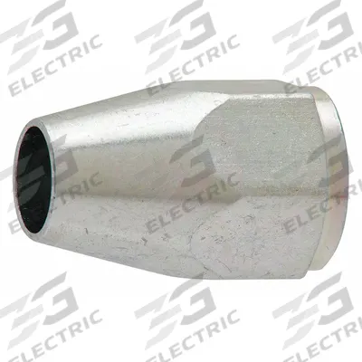 SUR&R Female Tube Nut: Steel, 3/8 in Tube Connection Size - Power Steering Line Fittings