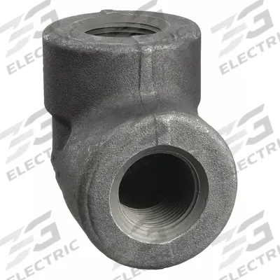 ANVIL Metal Pipe Elbow: 90° Elbow, Steel, 1 1/2 in x 1 1/2 in - Threaded Extreme-Pressure Pipe Fittings