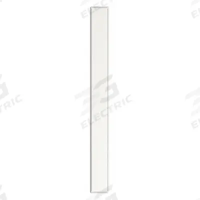 ASI GLOBAL PARTITIONS Partition Column: Steel, Smooth Semi Gloss, White, 70 in Ht, 7 in Wd - Pilasters for Bathroom Partitions