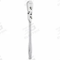 MILWAUKEE Flex Head Ratchet: Pear, Reversible, 12 in Overall Lg, Chrome, 4° Min Arc Swing (MPN 48-22-9041). Key specifications — attr1205598: Reversible; attr1205605: Quick-Release Not Included; attr1205626: Chrome; attr1205607: Pear; attr1205624: MILWAUKEE.