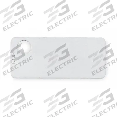 PANDUIT Marker Plate: Rectangle, 3/4 in x 1 3/4 in, 304 Stainless Steel, 0.01 in Thick - Plates for Label Stamping Presses