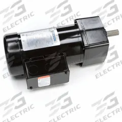 LEESON AC Gearmotor: Parallel, Single Output Shaft, 3-Phase, TEFC, 345 RPM, 55 in-lb Max Torque, 5:1 (MPN 096016.00). Key specifications — Brand: LEESON; Full Load Current: 1.6/0.80 A.