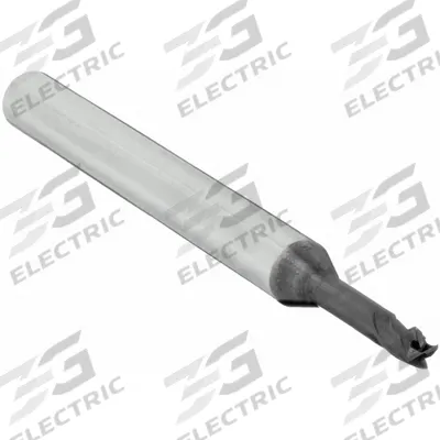 OSG Square End Mill: Carbide, TiAlN Coated, 4 Flute, 1/4" Mill Dia, 3/8" LOC - Pencil-Neck Carbide Square End Mills for Hardened Materials