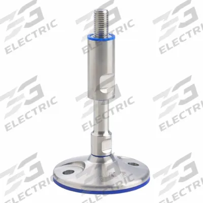 JW WINCO Male-End Leveling Mount: Swiveling Stud, M20 Thread Size, 120 mm - Hygienic Male Leveling Mounts