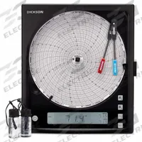 DICKSON Circular Chart Recorders: Circular Chart Recorders, Temp°C/Temp°F, Included, -58°F to 158°F (MPN KT8-21*N100). Key specifications — attr1000928: KT8-21*N100; attr1000936: DICKSON; attr1000955: Temperature °F; attr1000958: Circular Chart Recorders; attr1000929: +/-0.9F from -58.0 to 68.0F+/-1.2F from 69F to 122F+/-2.0F over remaining range; attr1000937: NIST; attr1000930: Sound; attr1029513: Included.