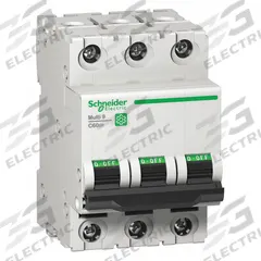 SCHNEIDER IEC Supplementary Protector: 45 A Amps, 10kA at 240V AC, Screw Clamp, C60SP (MPN M9F22345). Key specifications — Terminal Connection: Screw Clamp; Series: C60SP; AC Voltage Rating: 240/415/440V AC; DC Voltage Rating: Not Rated; Max. AIR Rating: 10kA at 240V AC; Brand: SCHNEIDER.