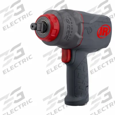 INGERSOLL RAND Air Impact Wrench: Full-Size, 1/2 in Drive, Pistol-Grip, 1/4 in NPT Air Inlet - Pistol-Grip Air-Powered Impact Wrenches with Standard Anvils