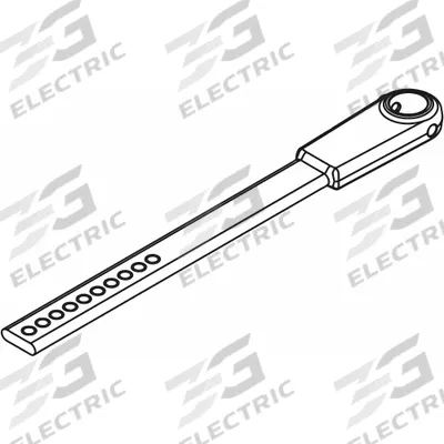 LCN Rod: Aluminum (MPN 4040SE-82 AL) - Accessories for Door Closers