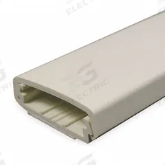 LEGRAND Raceway: 2300, 2 1/4 in Wd, 11/16 in Ht, 60 in Lg, Ivory (MPN 2300BAC). Key specifications — attr3676: Raceway; attr3664: Ivory; attr3666: Snap On; attr3675: PVC; attr3679: Adhesive.