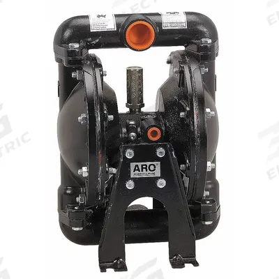 ARO Double Diaphragm Pump: 316 Stainless Steel Body, 1 in, NPT Connection, 35 gpm - Stainless Steel Housing AODD Pumps